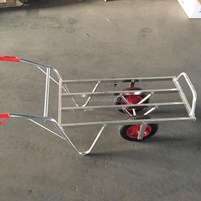 China Aluminum Farm Wheelbarrow With Pneumatic Wheel, Japan Wheelbarrows for sale