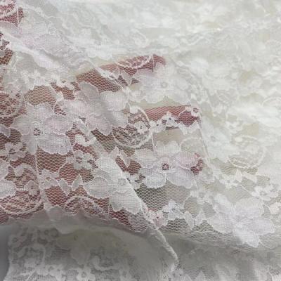 China Wholesale Viable Nylon Spandex Lace Fabric Floral For Garment for sale