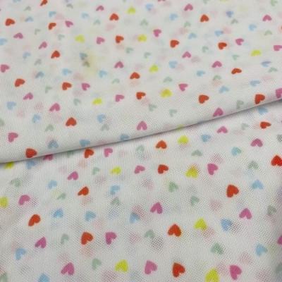 China Viable Accept No MOQ Digital Printed Mesh Fabric Floral Print Mesh Fabric Custom Design Printing for sale