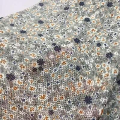 China Accept viable custom design digital floral printed fabric mesh printed mesh stretch spandex mesh fabric for sale