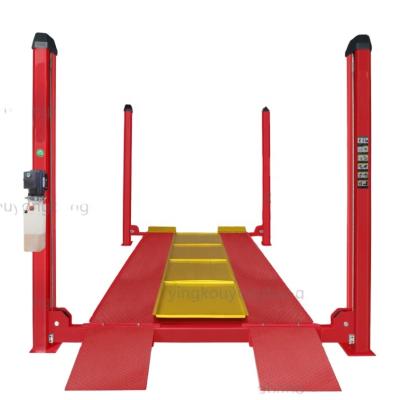 China 2 Level Car Parking Lift 4 Post Car Parking Lift High Quality Hydraulic Garage Car Lift 4000kg for sale