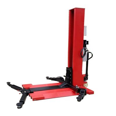 China Portable Hydraulic Single Post Car Lift With 2500kg Manual Unlocking for sale