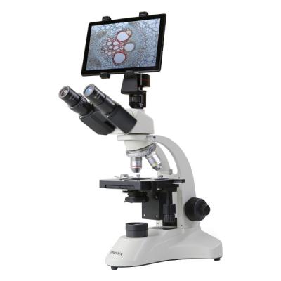 China Eductaion biological digital trinocular microscope price with lcd and 5mp digital camera for sale