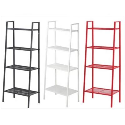 China Sustainable Metal Shelves 4 Tier Commodity Display Metal Rack Shelf Hot Sale for sale