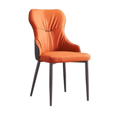 China Adjustable Home Furniture (Other) Dining Room Chairs Modern Leather , PU Leather Cushion Hotel Dining Chair for sale