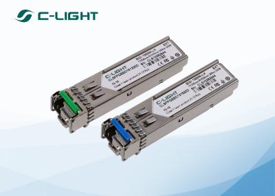 China transceptores ópticos compatíveis de Cisco sfp do ddm do único modo 1550/1310 20km lc de 1.25g sfp à venda