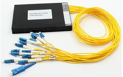 中国 地下鉄 WDM の繊維光学 MUX DEMUX CWDM 16Ch の多重交換装置デマルチプレクサー 販売のため