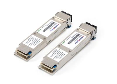 China 40gbase-lr4 SMF QSFP + Optische Zendontvanger 1310nm 10km voor Gegevenscentra Te koop