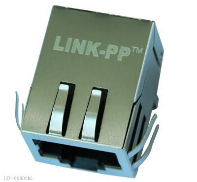 China 13F-60ND2NL RJ45 10 / 100 BASE-T JACK WITH MAGNETIC MODULE VoIP GSM Gateways for sale