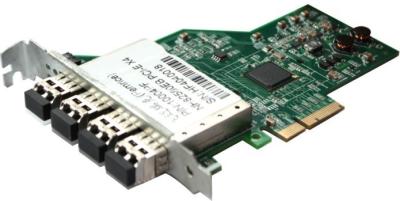 China Tarjeta de Ethernet NIC del gigabit del puerto del patio de PCI-E 2,0, chipset de Intel 82580EB, tarjeta de la fibra NIC de 4 puertos en venta