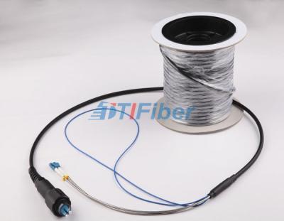 China Cordón de remiendo óptico de la fibra impermeable de PDLC RRU al aire libre con el ojo de tracción en venta