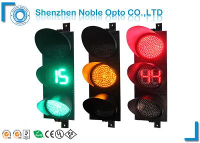 China High intensity clear lens Flashing Traffic Lights , LED Traffic Signal light for sale