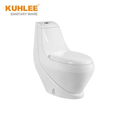 China Bathroom Sanitary Round Washdown Style Double-Flow Ware One Piece Toilet With Good Prices for sale