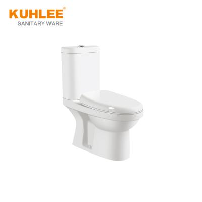 China High Quality White Ceramic Sanitary Ware Sanitary Washdown Double-Flow South Africa Bathroom Two Piece Toilet Bowl for sale