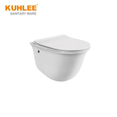 China Ceramic Hidden Hung Toilet Bathroom Wall Mounted Toilet Cistern Wall Mounted Toilet Sanitary Ware for sale