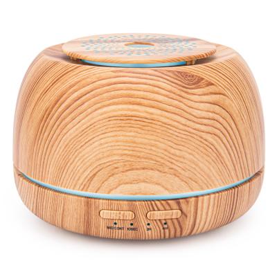 China Large Mist 300ML Hotel Air Mist Humidifier Grain Essential Oil Ultrasonic USB Fragrance Diffuser Cool Wooden Aroma Diffuser For Home for sale