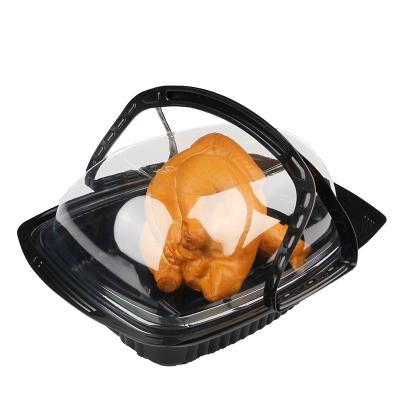 China Disposable Fast Food Container Packaging Fried Chicken Takeaway Boxes Disposable for sale