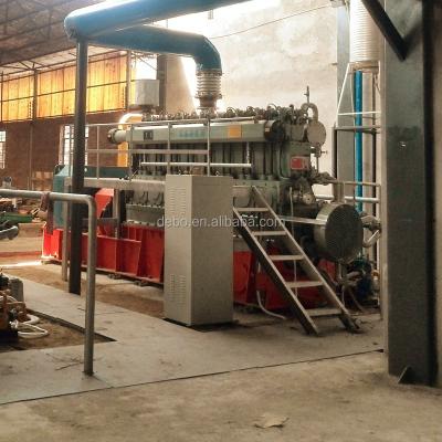 China Plant Turkey Biomass Power Plant Equipment Updraft Fixed Bed Biomass Gas Generator Saw Bio Dust Gasification System for sale