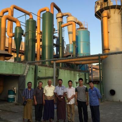 China Factory 600kw Rice Husk Power Plant Biomass Gas Generator with Generator Wood Waste Gasification Power Plant for sale