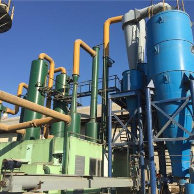 China Heating system rice husk straw and other biomass gas generator for gasification system for power generation and produce charcoal for sale