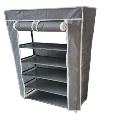 China factory best selling shoe cabinet folding waterproof Shoe rack 6tier shoe rack cabinet for sale