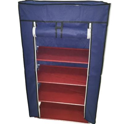 China 2022 Best selling wholesale 5 layer shoe cabinet adjustable free standing folding Shoe rack for sale