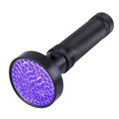 China Super Bright Ultraviolet Flashlight Camping Blacklight Professional 100 LED UV Flashlights For Hunting Scorpions for sale