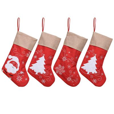 China Hot New Products Christmast Ornament Christmas Gift Christmas Socks Decoration Hanging Stockings for sale