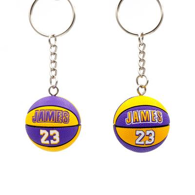 China Fashion Accessory 2021Lakers NBA Basketball Head Chain Pendant Hanging Gift Peripheral Souvenirs Accessories Head Rack for sale