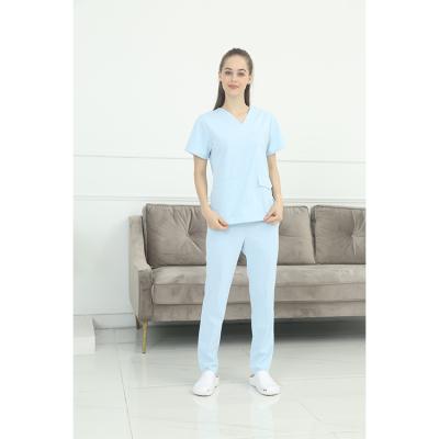 China Breathable Spandex/Polyester Hospital Surgical Medical Patient Uniforms Scrubs Uses Nurse Uniforms Hospital Staff Nurse Scrubs for sale