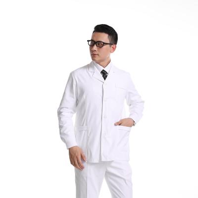 China Breathable OEM Service Sleeves Long Doctor Uniform White Gown Lab Coats Dental Dentist Clothes Hospital Uniform White Lab Gown Doctor for sale