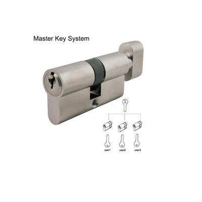 China Commercial Or Residential Use GMK Double Cylinder Euro Profile Brass Door Lock Cylinder With Thumb Turn for sale