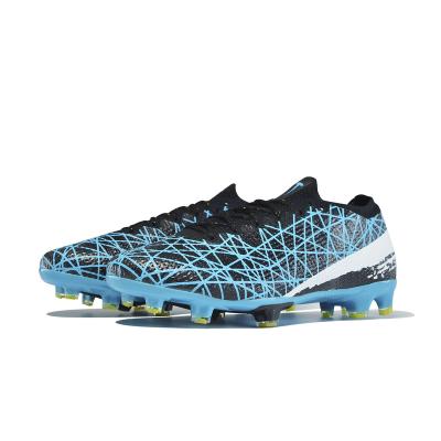 China Durable Custom Mens Football Boots Soccer Shoe Women Soft Ankle Highs Man Soccer Shoes Soccer Socks Cleats Training for sale