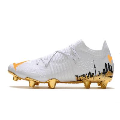 China Future Durable Waterproof Knitted Z Mesh TF Full Top FG Soccer Shoes Low Top Fashion Football Boots For Men for sale