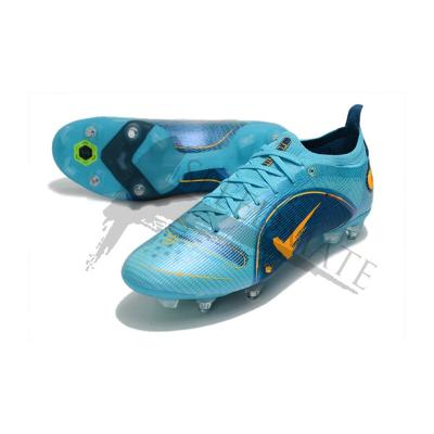 China Durable Wholesale Blue Mercurial Pipeline Full Knitted Waterproof Speed ​​Superflysoccer Boots Shoes Foot Soccer Boots For Men for sale