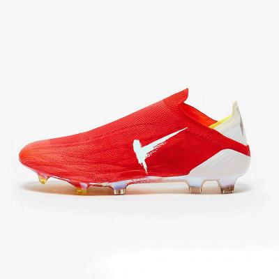 China New Durable Original X.21 Waterproof Red Laces Football Boots Soccer Ball X Speedflow+ FG Soccer Shoes Checked for sale