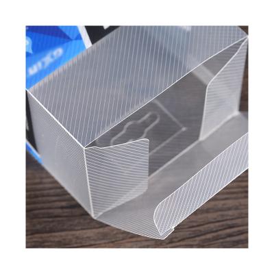 China Factory Wholesale Biodegradable Folding Plastic Pet Packaging Box PP Box PVC Gift Twill Frosted Packaging Color Box Accept Customization for sale