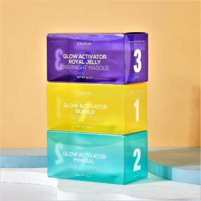 China Biodegradable Super Hot Customizable PET Translucent Plastic Box Frosted PVC Plastic Packaging Box Mask Color PP Cosmetic Box for sale