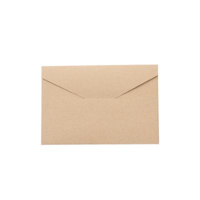 China Custom Size and Logo Business Envelope Kraft Material and Gift Envelope Use Brown Kraft Paper Envelope for sale