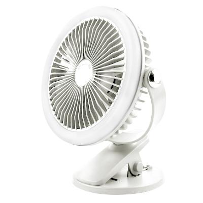 China Mini Rechargeable Ventiladores Portable Personal Hotel Table Handheld Usb Led Small Fan With Light for sale