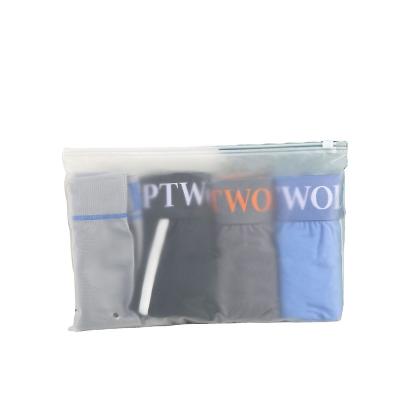 China High Quality Disposable Garment Storage Bag Dust Prevention Packaging Plastic Bags Eva Horizontal Frosted Zipper Bag for sale