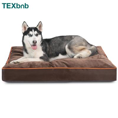 China Travel TEXbnb Cafe Brown Accessories Shower Dogs Aluminum Waterproof Soft Filling Inner Dog Bed for sale