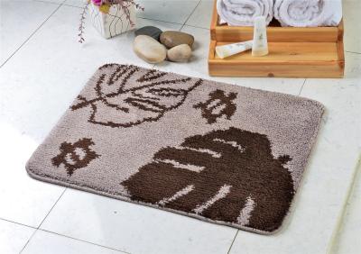 China Restaurant customized non slip bathroom floor mats of tufting process for sale