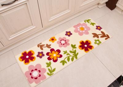 Cina La progettazione variopinta sveglia dei fiori absorben le stuoie stampate del pavimento per la cucina/camere da letto, 45×120cm comodi in vendita