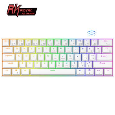 China Hotswappable Royal Kludge Rk61 Custom Mini Rgb Klawiatura Switches Pc Teclado Laptop Wireless Gaming Mechanic Keyboard for sale