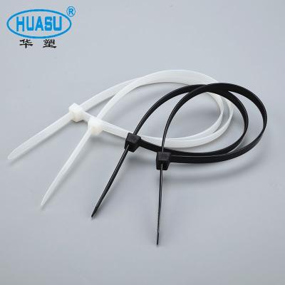 China Extreme Cold Resistant Antacid 150mm Black Plastic 6inch Cable Ties for sale