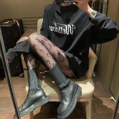 China Fashionable cheap net high elastic mature trend a lot of loose pattern net pantyhose pantyhose for sale