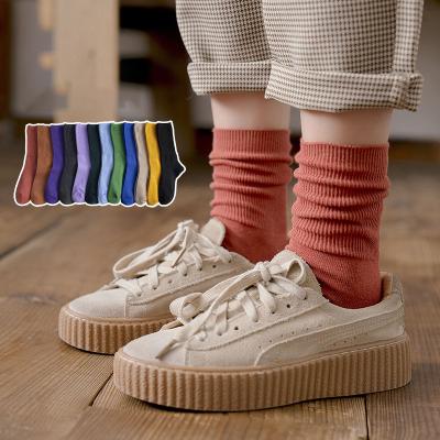 China QUICK DRY Custom Slouch Socks Adult Heavy Cotton Long Thick Crew Women Slouch Socks for sale