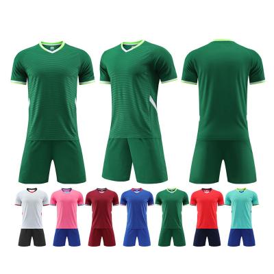 China Wholesale Cheap Custom Men's Sets 100% Polyester College Football Kits Full Team Sets Club Soccer Uniforms Soccer Wear Kit for sale