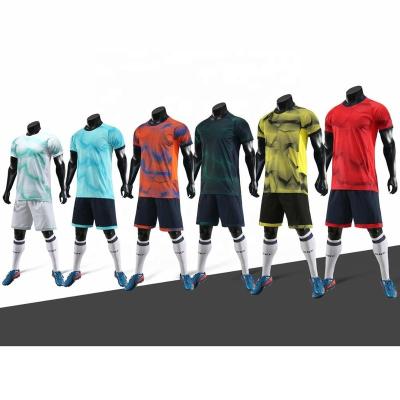 China Sets wholesale 2019 cheap custom thai quality sublimated football uniform men soccer jersey for sale